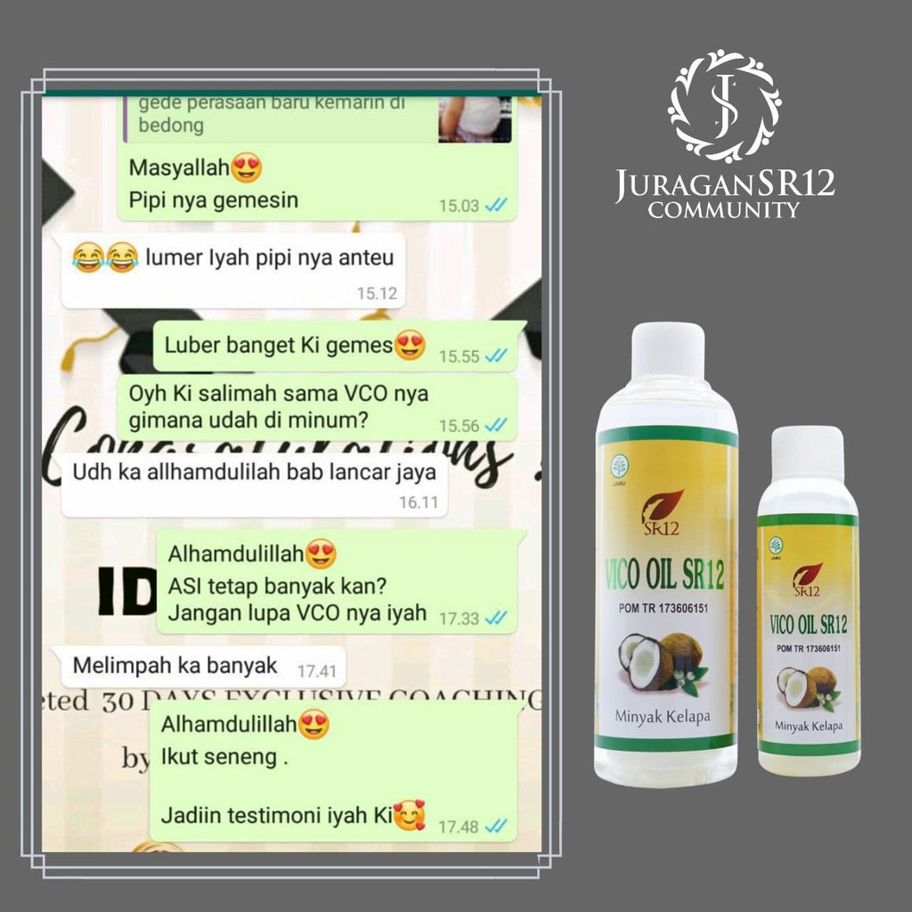 Vco Minyak - Vco Virgin Coconut Oil - Vco SR12