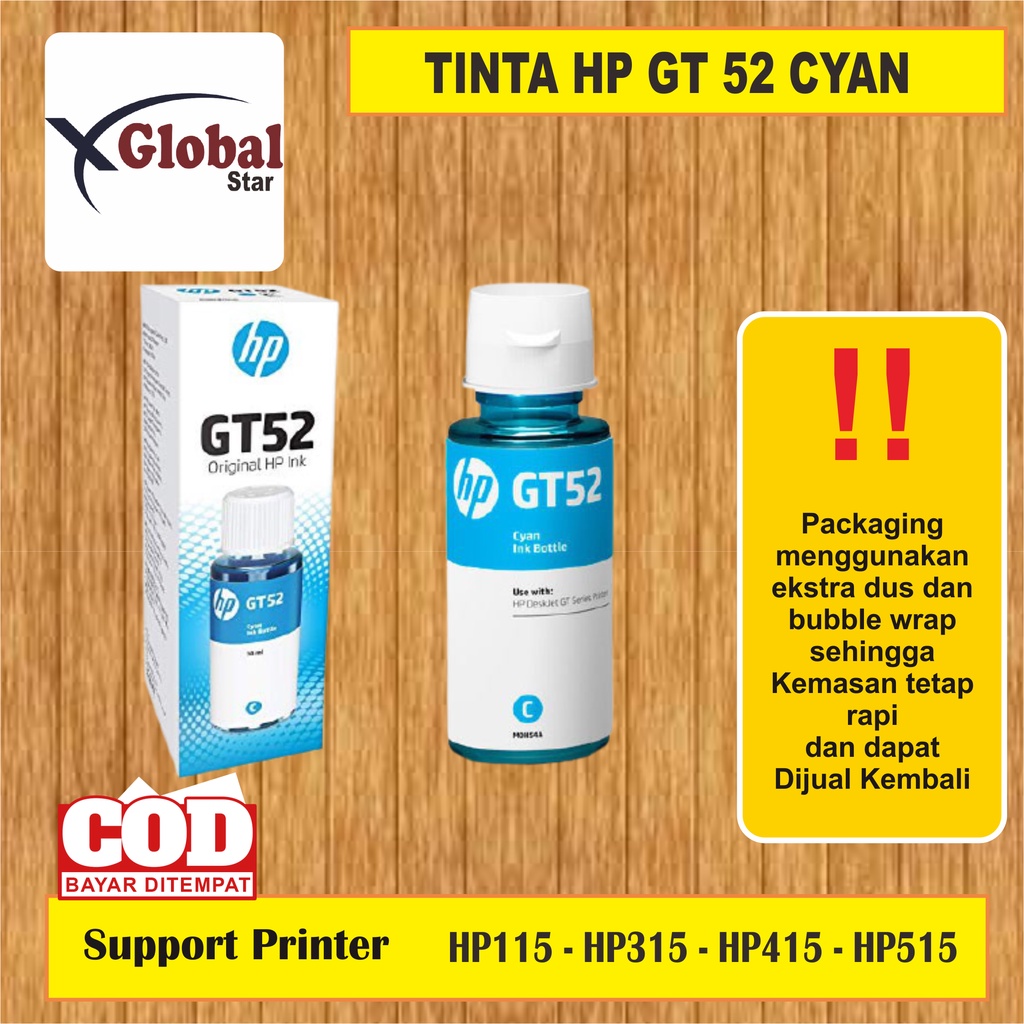 TINTA HP GT53 &amp; GT52 INK PREMIUM(COMPATIBLE) FOR GT 5810 5820