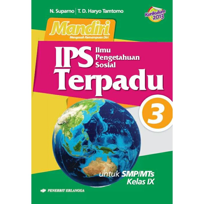 Jual BUKU ERLANGGA (ORIGINAL) SOAL MANDIRI IPS TERPADU SMP KELAS 3 ...