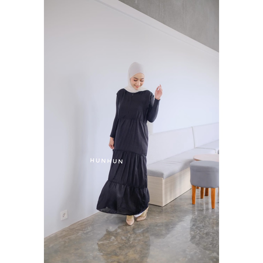 SHAKILA INNER DRESS/LONG DRESS TANPA LENGAN/BAHAN KATUN SHAKILA/MAXI DRESS FLARE WANITA/BUSUI FRIENDLY PUSATGROSIR_SOLO