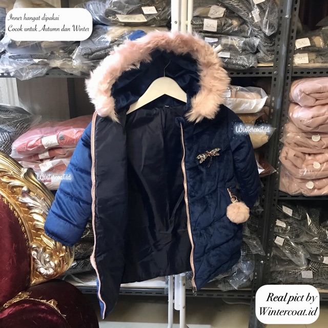 READY INDONESIA MADDIE Winter Coat Jacket for girls Jaket mantel anak perempuan musim dingin