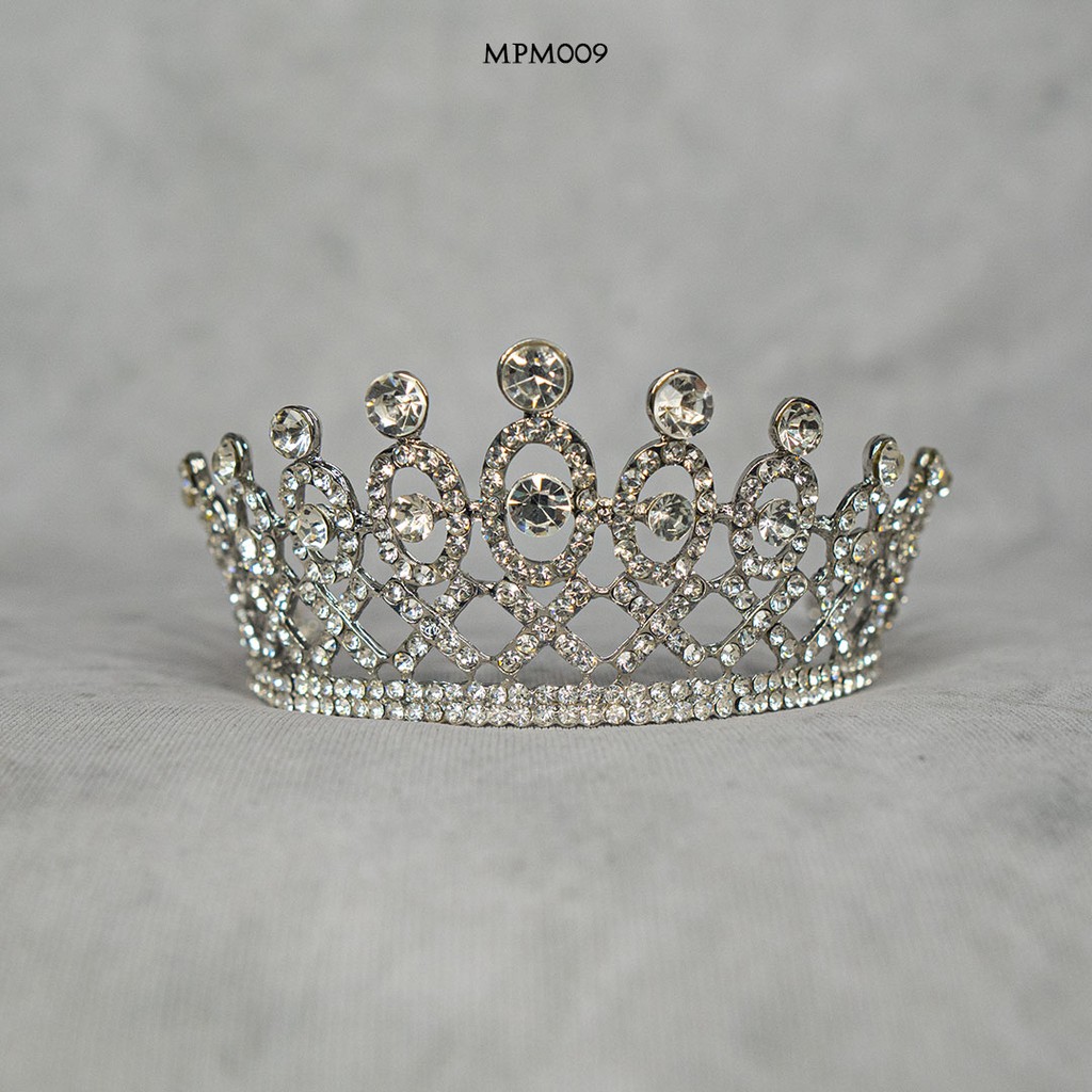 [READY STOCK] MINI CROWN MAHKOTA BRIDAL PENGANTIN HEADPIECE WEDDING MPM009