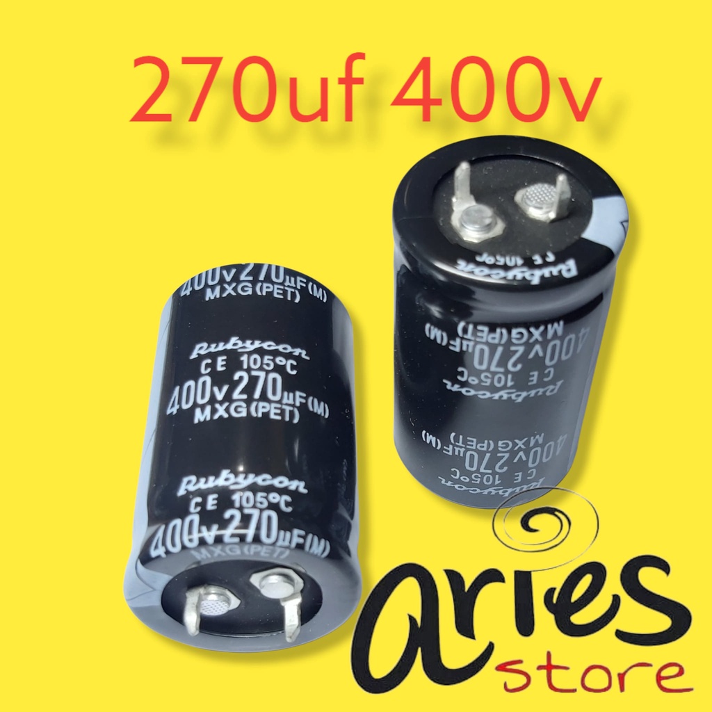 ELCO 270uf 400v ORIGINAL  pengganti 220uf 400v