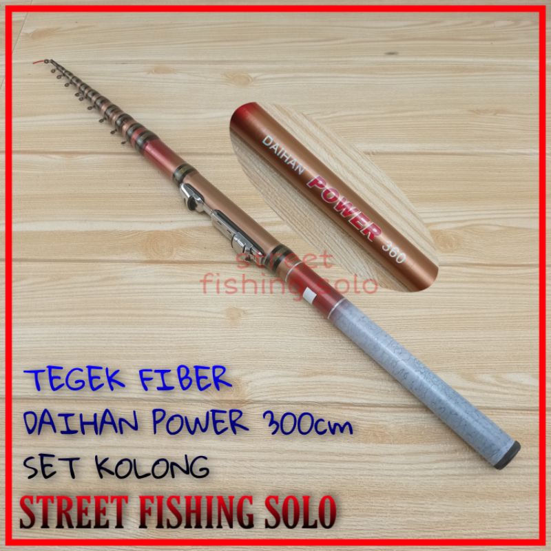 JORAN TEGEK MURAH FIBER CARBON DAIHAN POWER 300 CM SET KOLONG