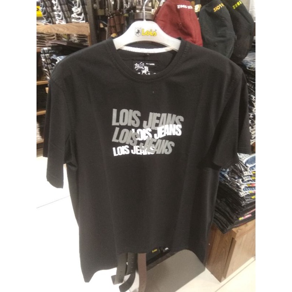 T-SHIRT LOIS KSL 2124,KAOS LOIS NEW ARIVAL, T-SHIRT LOIS NEW ARIVAL, T-SHIRT LOIS WARNA HITAM, T-SHI