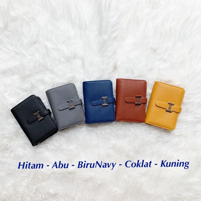 Dompet LIPAT 3 MINI 13cm kartu batam import murah free box