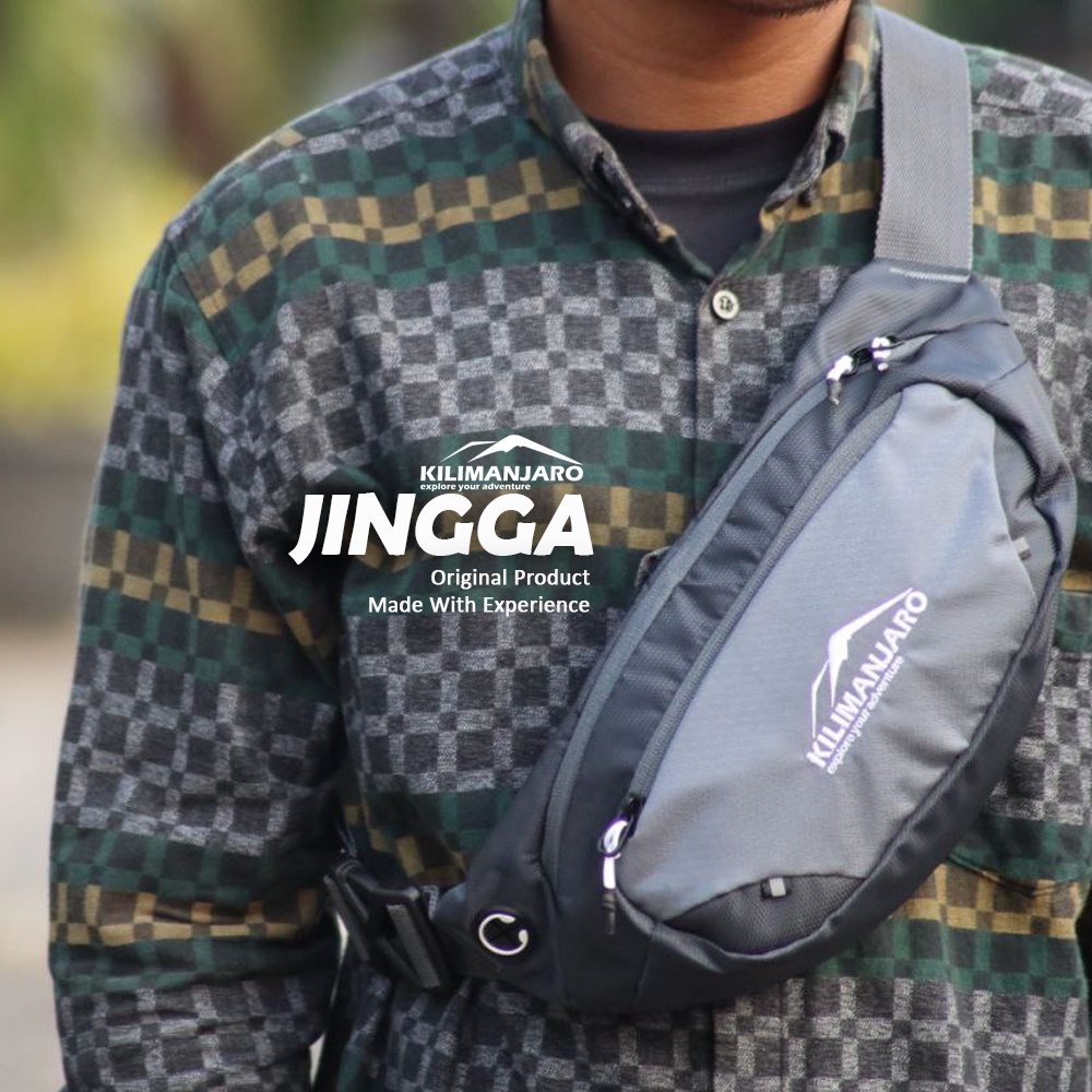 Waist Bag Kilimanjaro Jingga - Tas Pinggang Kilimanjaro Jingga - Waistbag Kilimanjaro