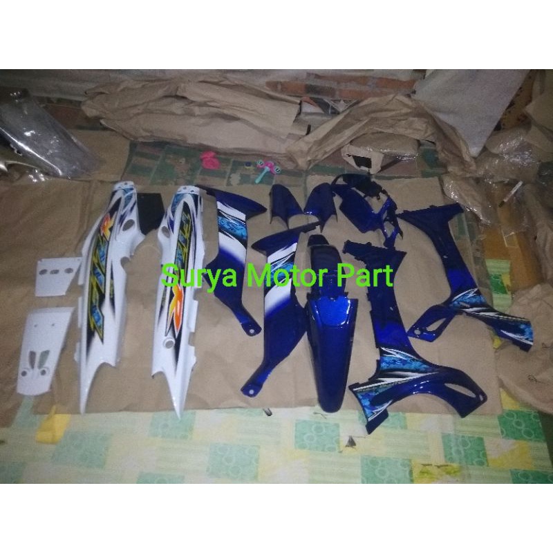 full set body halus fiz r biru putih