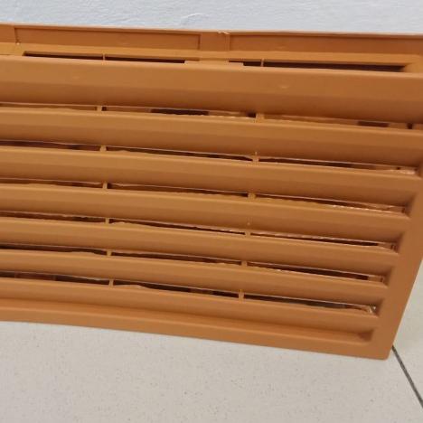 ✼ Jalusi Pintu PVC Kamar Mandi. - Cokelat ☏