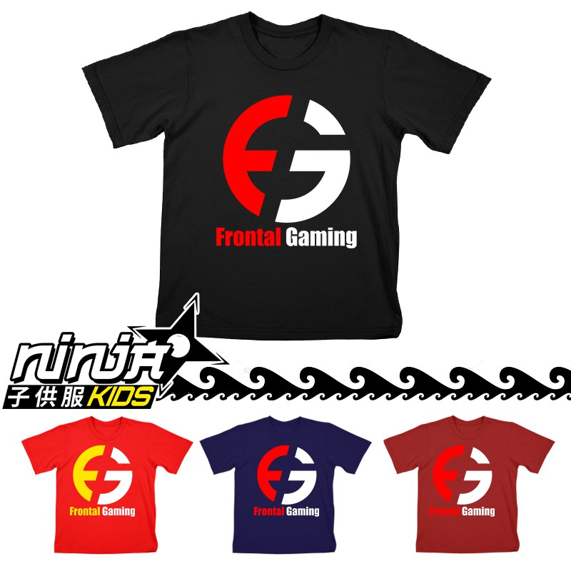 BAJU KAOS ANAK FRONTAL GAMING YOUTUBER GAME FREE FIRE FF LAKI LAKI COWOK PEREMPUAN TANGGUNG