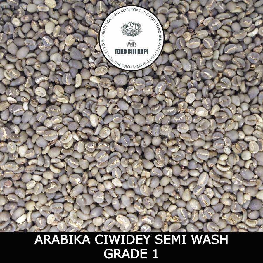 

GREEN BEAN BIJI KOPI ARABIKA CIWIDEY SEMI WASH GRADE 1 - 1 KG