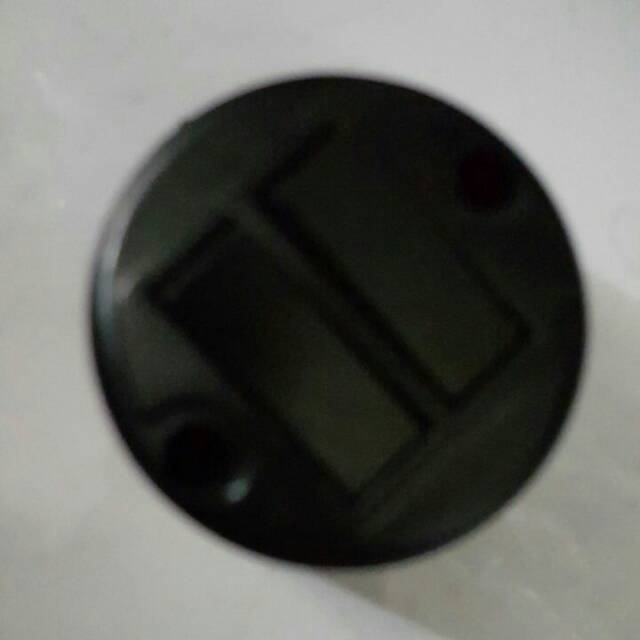 Saklar seri bulat hitam OB broco jekretan lampu tombol la.pu