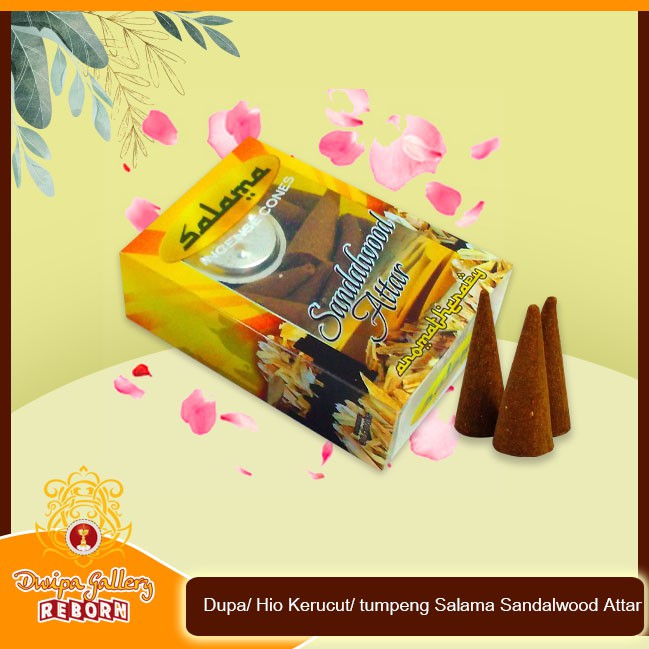 Dupa/ Hio Kerucut/ tumpeng wangi harum Salama Sandalwood Attar