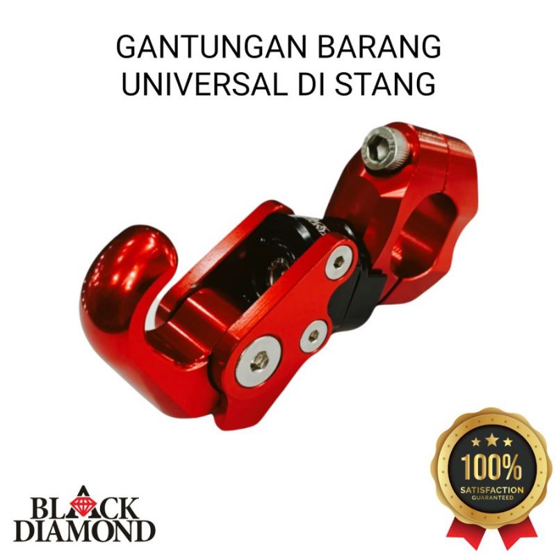 Gantungan Hook BLAKC DIAMOND PCX 150 /PCX 160 / ADV 150 / ADV 160 Original BLACK DIAMOND