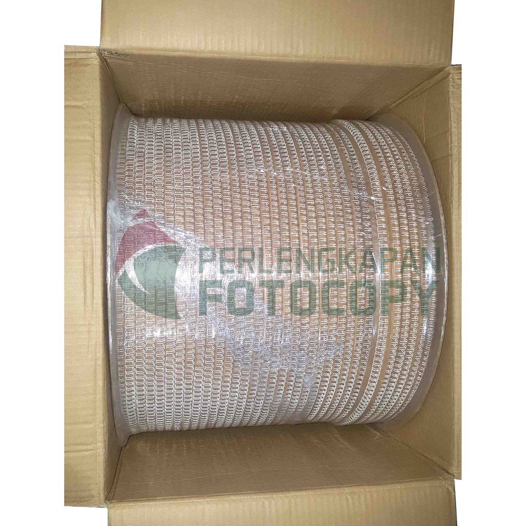 

Spiral Kawat/ Ring kawat jilid, Wire 2:1 - 3/4 Spool / Roll Gulungan