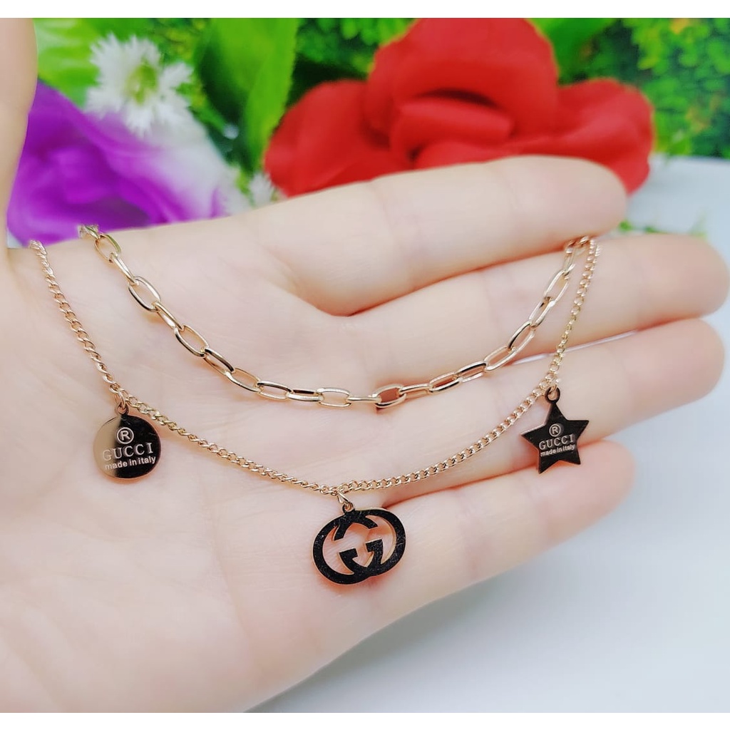 Titanium gelang rantai perhiasan fashion 0293,0294