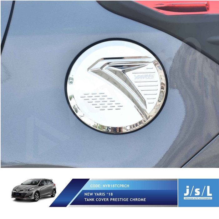 Tank Cover All New Yaris 2018 Chrome Elegant