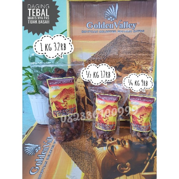 

KURMA GOLDEN VALLEY KEMASAN 1 KG