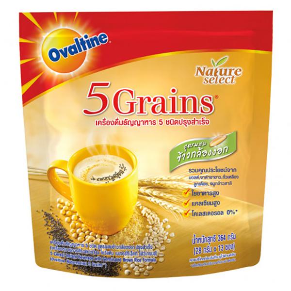 

Ovaltine Nature Select 5 Grains Brown Rice Cereal 13 x 28 Gram