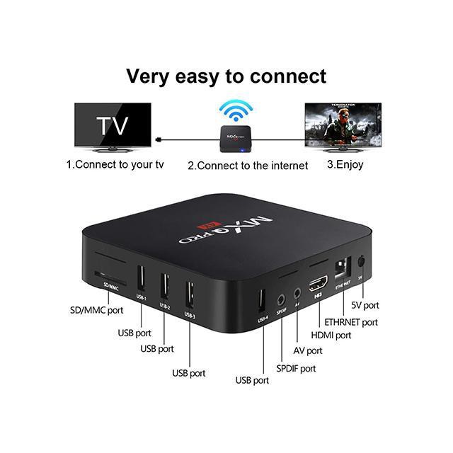 MXQ 4K PRO RK3229 Smart TV Box Android + Kodi, Jadikan TV anda Android!