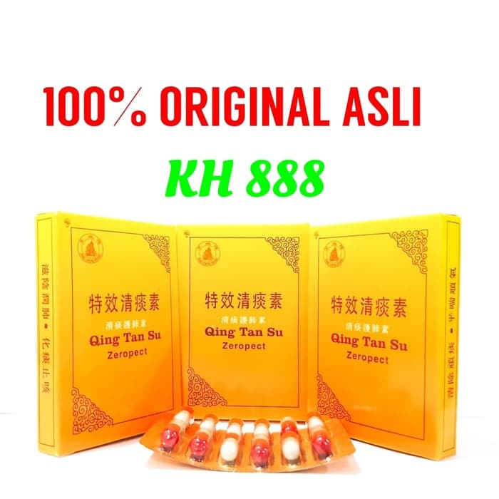 

Obat Cina China Qing Tan Su Zeropect - Obat Batuk berdahak Sinshe