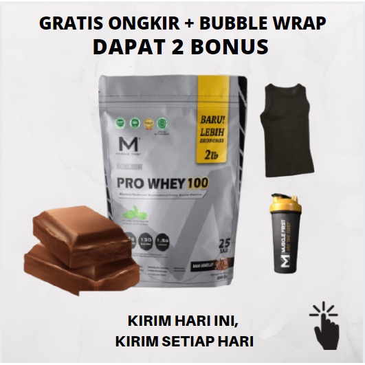 Muscle First Pro Whey 100 2lbs Whey Protein 900gr 25 Serving BPOM HALAL COKLAT / VANILA KURMA MADU PROWHEY MUSCLEFIRST M1 / ISOLATE MUSCLEFIRST WHEYPROTEIN PROWHEY100 900 GR GRAM 2 LBS LB