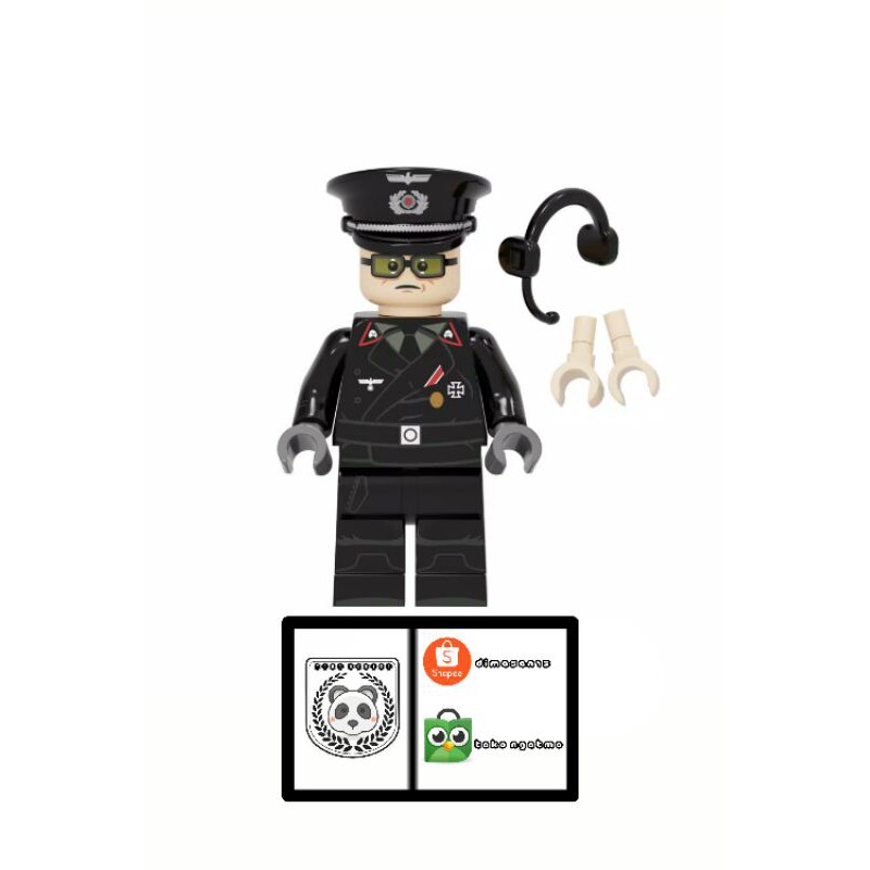 Mainan Lego German Tank and Armored Soldiers Building Block Toy