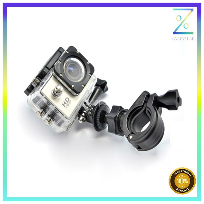 Handlebar Seatpost Roll Cage Mount 17-30mm for GoPro / Xiaomi Yi - Black