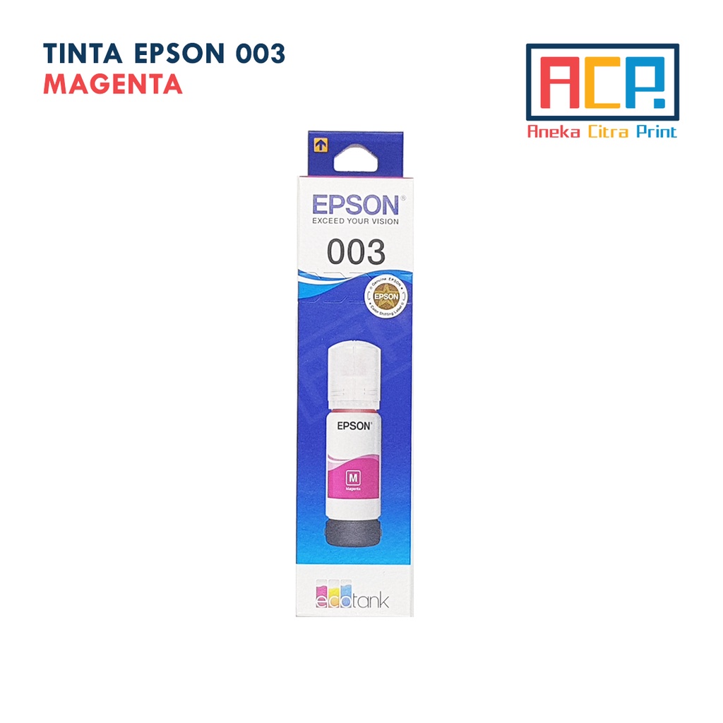 Tinta Epson 003 Original Black / Cyan / Magenta / Yellow - Epson L3110 L3150 L5190 L6190