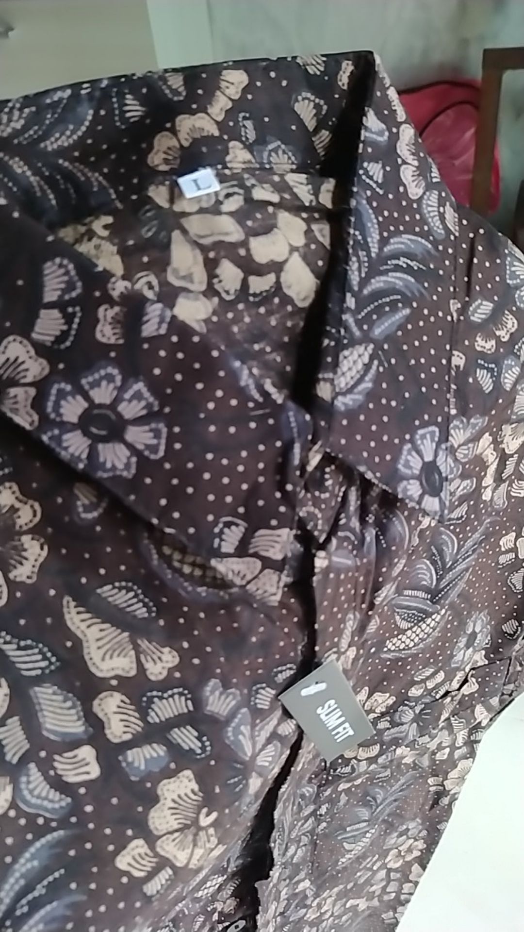 Batik Slimfit Pria Lengan Panjang Baju Batik Pria Modern