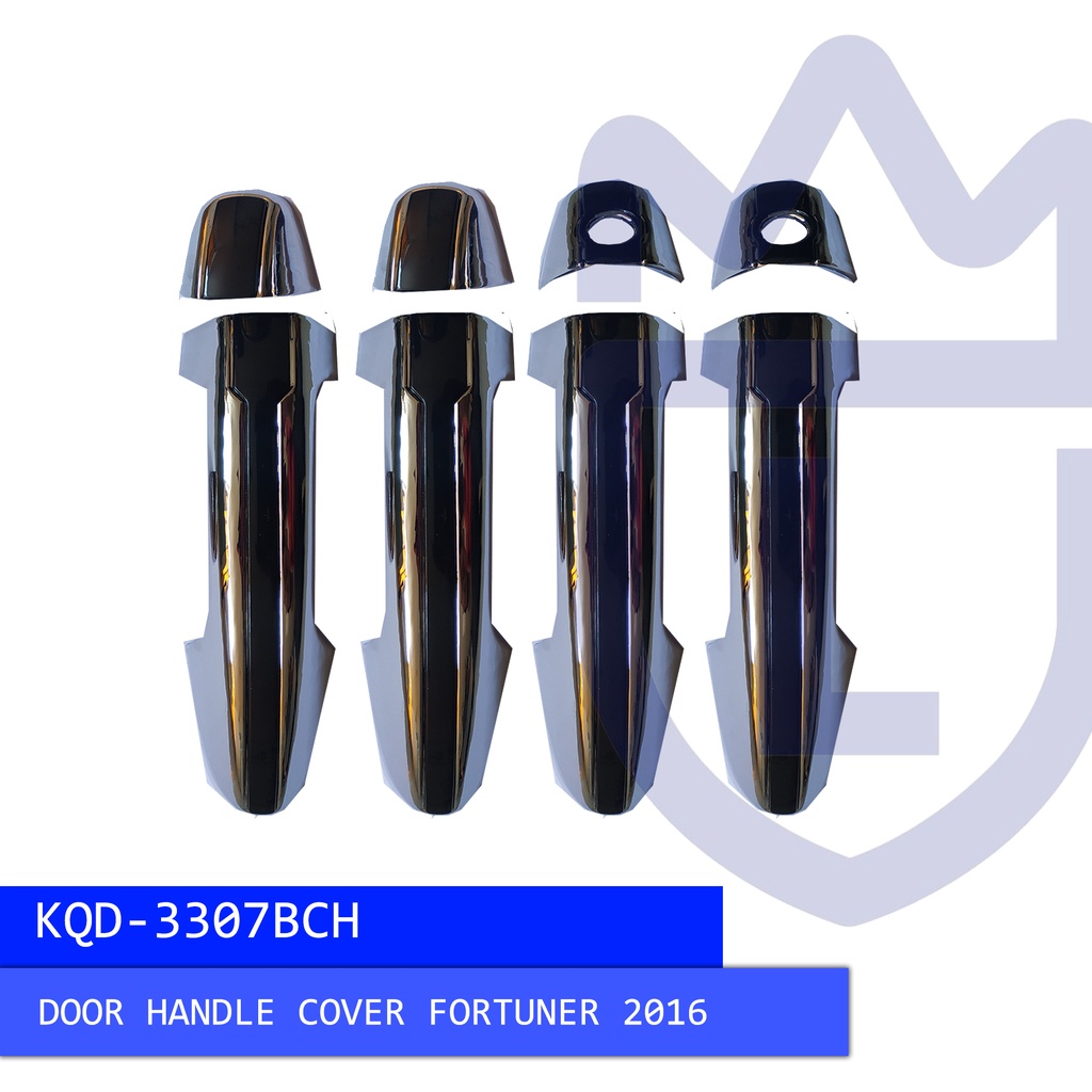 DOOR HANDLE COVER FORTUNER 2016- HITAM CHROME KQD3307