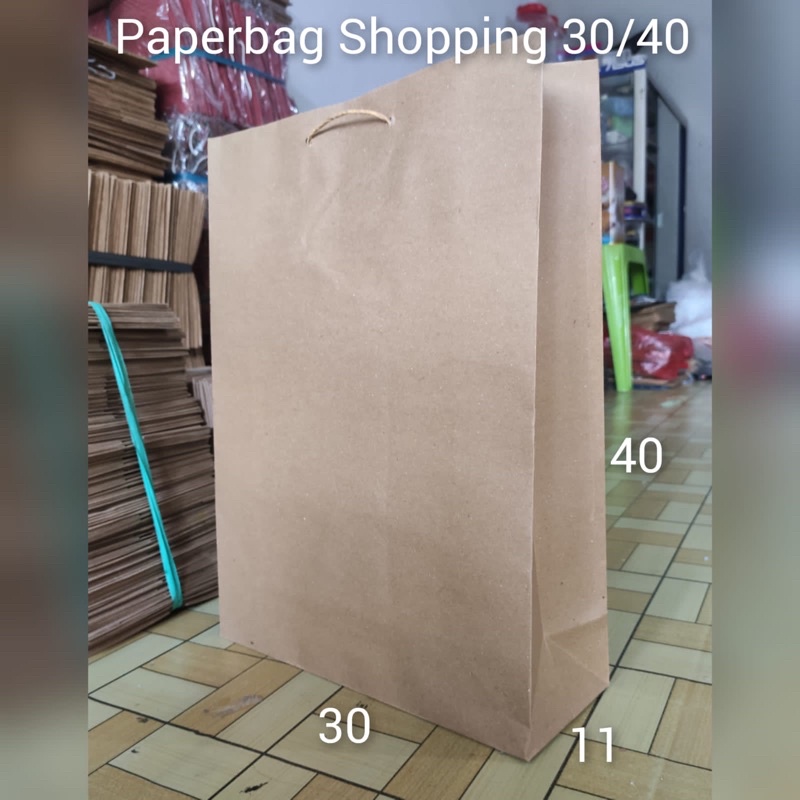 Jual PAPERBAG BESAR MURAH PAPERBAG SHOPPING PAPERBAG COKLAT JUMBO ...