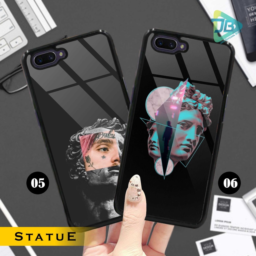 HARDCASE 2D GLOSSY STATUE OPPO VIVO XIAOMI SAMSUNG REALME IPHONE ALL TYPE JB4698