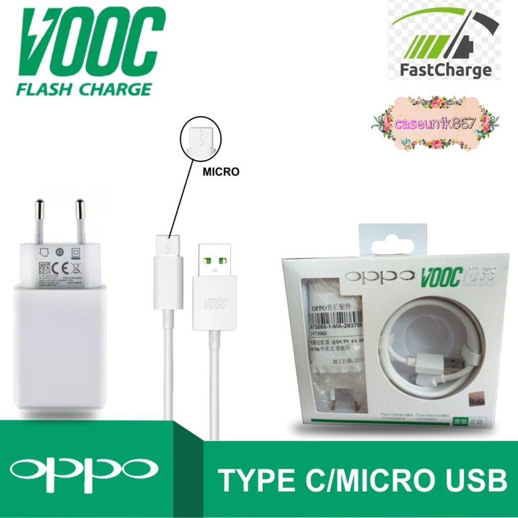 BM010 AK779 Charger Cashan OPPO VOOC F9 F11 F11pro ORIGINAL 100% support VOOC Fast Charging 4amper CS1804