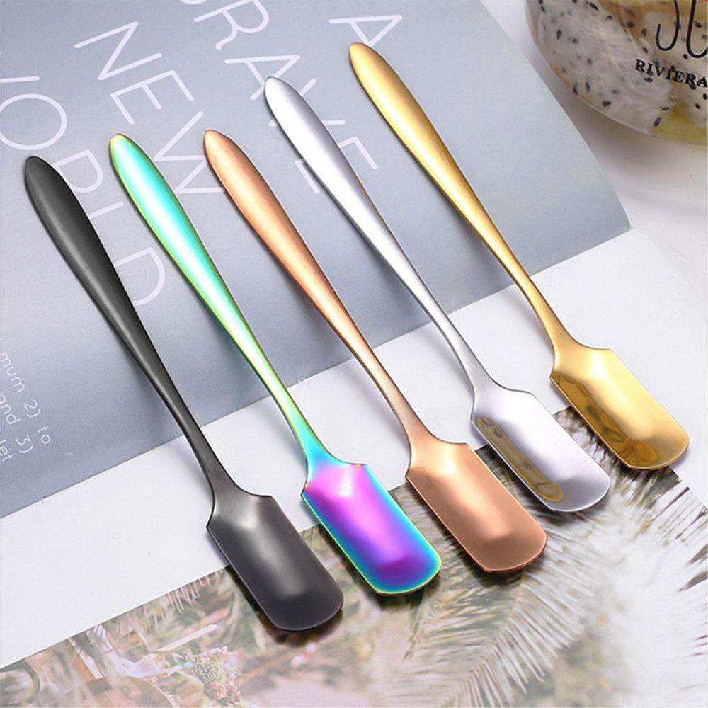 Chookyy Sendok Kopi Coffeeware Creative Square Dessert Spoon
