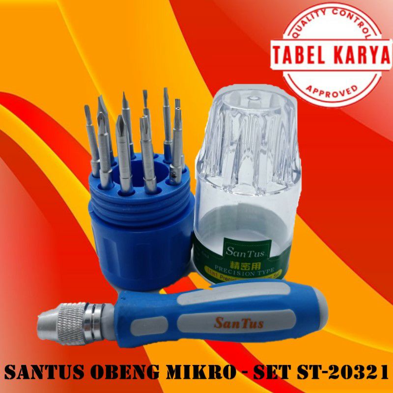 OBENG MIKRO SET 10 in 1 SANTUS ST-20321