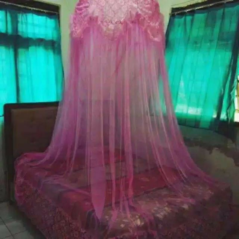 KELAMBU GANTUNG BRUKAT JUMBO JODHA +HULAHOOP TERLARIS