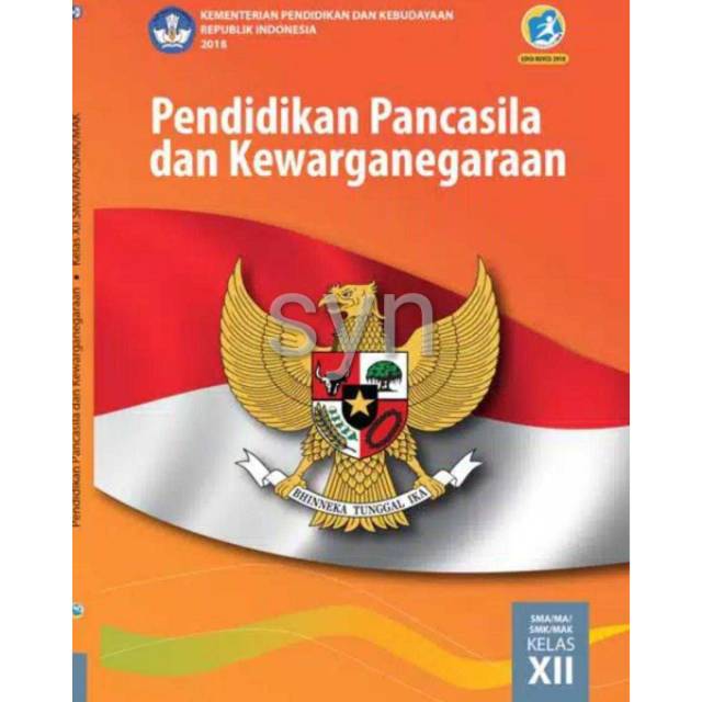 Jual PPKN kelas 12 buku pelajaran pkn kelas dua belas buku paket pkn