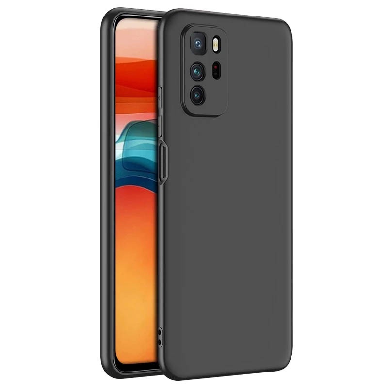 Solid TPU Case Xiaomi Poco X3 GT - Camera Black Soft Cover Casing Protector Hitam