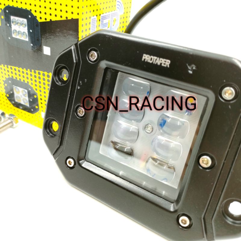 Lampu Tembak Led 8 Lensa Protaper 2 mode stand by /flash reflektor KLX /CRF