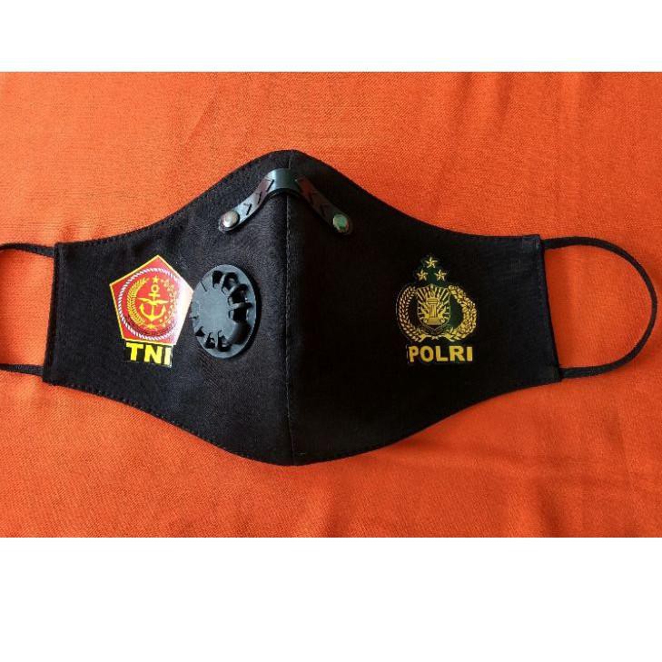 [HF77400< Masker 3 Lapis Type N95 Ventilator (TNI POLRI) READY