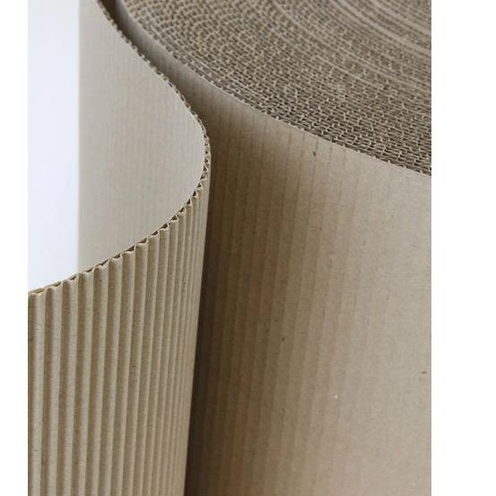 

Sekarang Puas Kardus Lembaran Single Face Pembungkus Gulungan Corrugated Roll 100 Cm