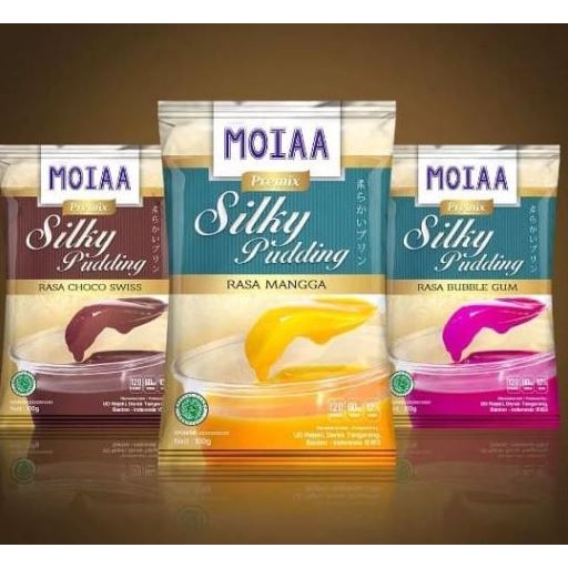 MOIAA Silky Pudding 100gr Semua Varian Rasa