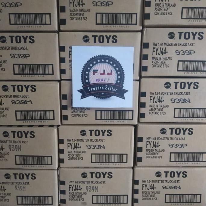 DIECAST HOT WHEELS / HOTWHEELS MONSTER TRUCKS GROSIR DUS KARTON SEGEL SNI ORI SALE