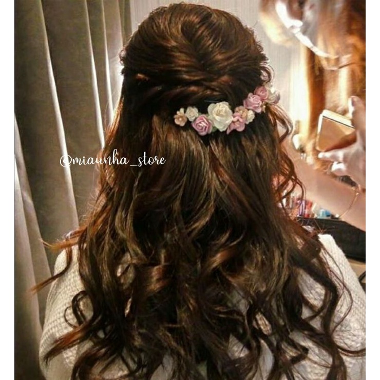 [Haircomb] Hairpiece sirkam bunga / headpiece bunga sanggul