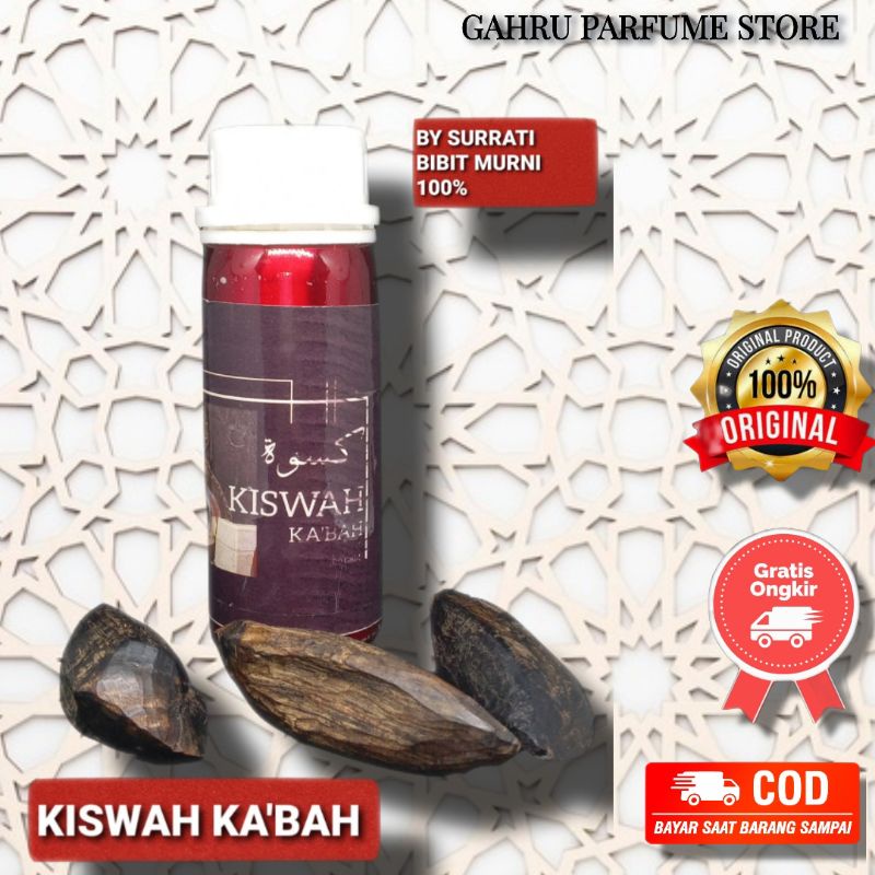 BIBIT PARFUME MURNI~KISWAH KA'BAH~AROMA KAIN PENUTUP KA'BAH BY SURRATI 100ML