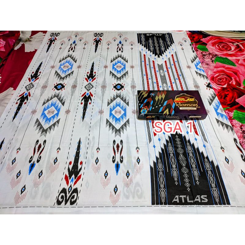 Sarung Atlas Idaman Kembang motif BHS sge sgc sgf sga sgs