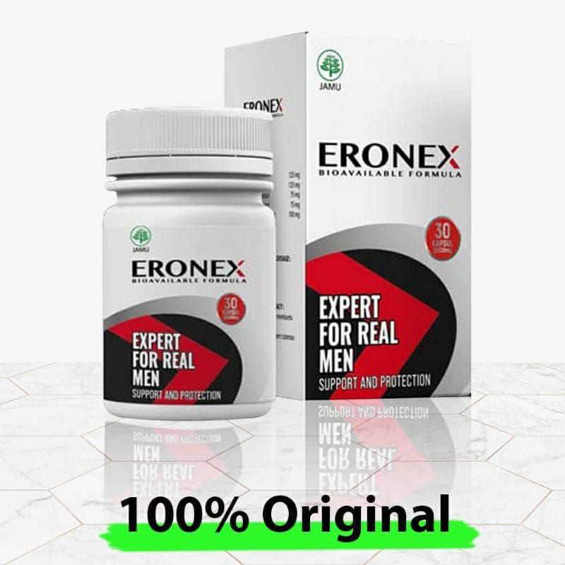 Eronex Original Asli 100% Suplement Stamina Pria Kuat Besar Panjang Tahan Lama Efektif Aman