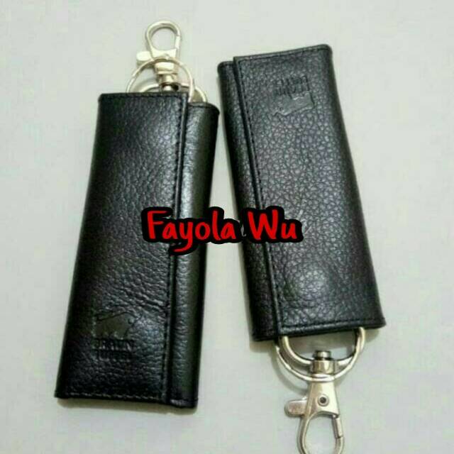 DOMPET/GANTUNGAN KUNCI STNK MOBIL N MOTOR BRAUN BUFFEL KULIT