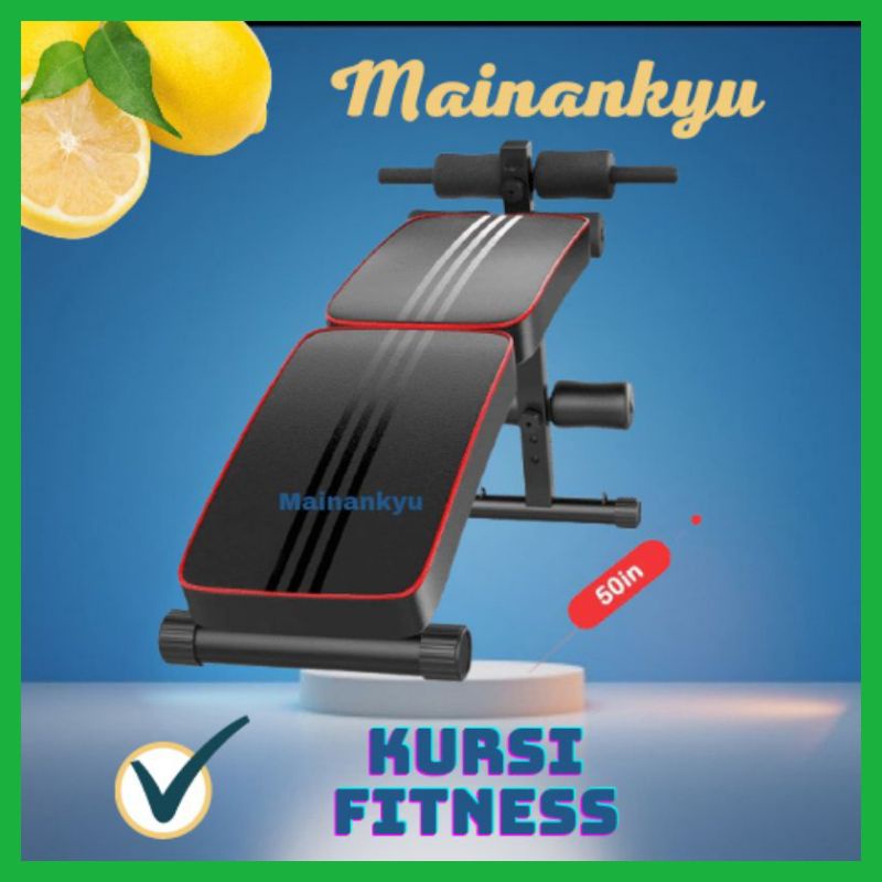 (MAINANKYU) SIT UP BENCH  PRESS ABDOMINAL EXERCISE PORTABLE PAPAN 2 IN 1 SICPACK ALAT FITNESS GYM